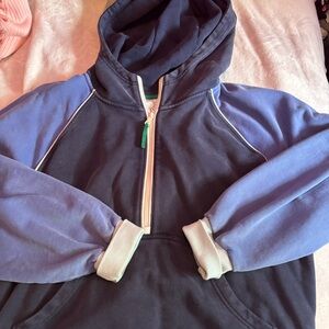 Aerie color block half zip